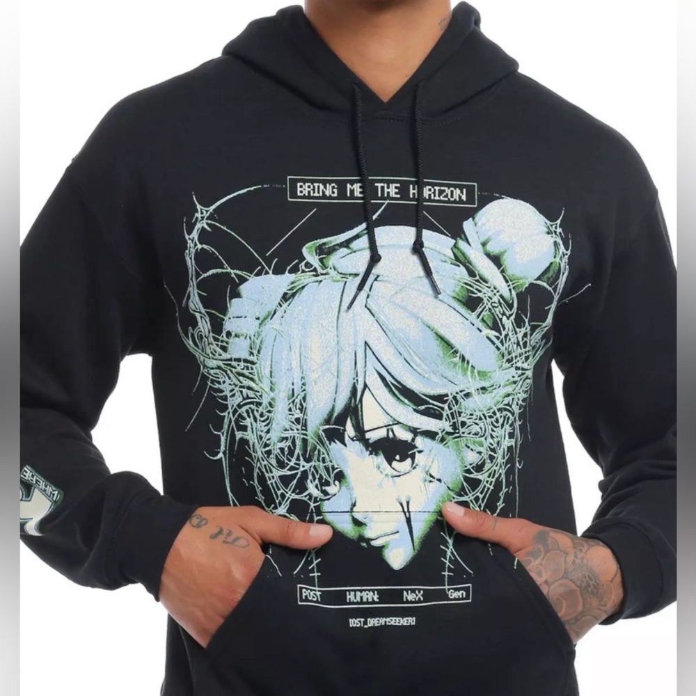 NWOT Bring Me The Horizon Hoodie - Picture 2 of 12